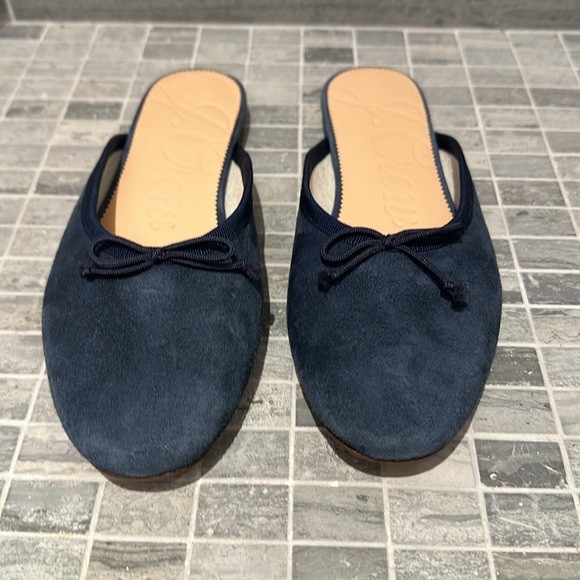 J. Crew Zoe Flats in suede - navy blue - Picture 4 of 8